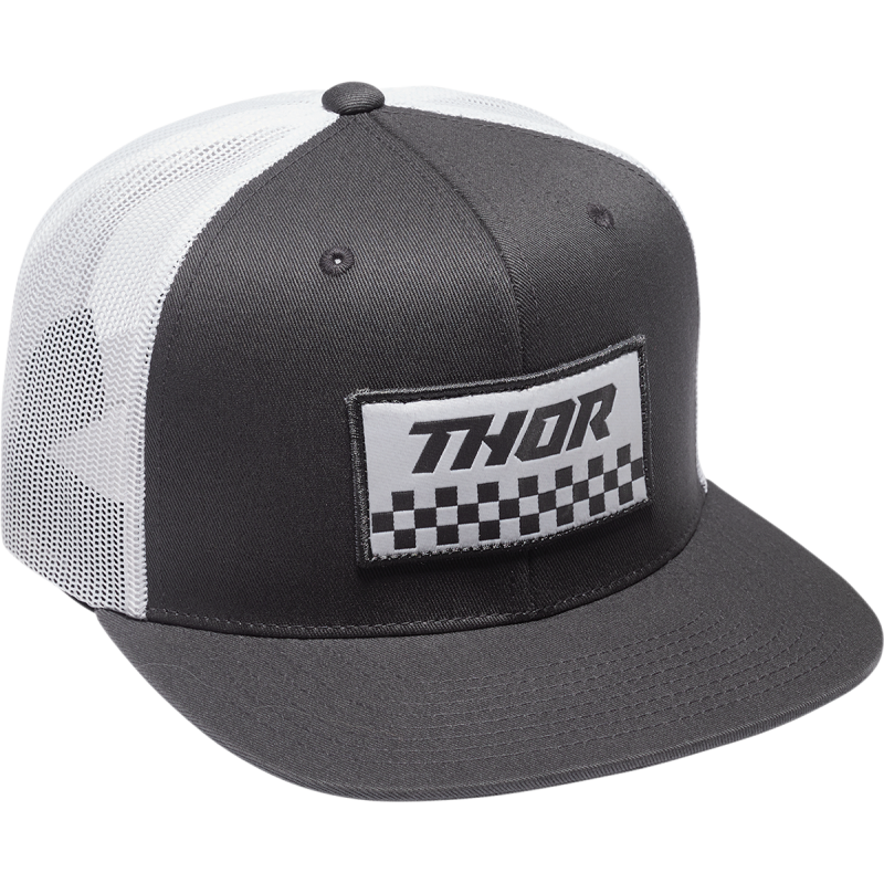 THOR CHECKER GY/WH HAT