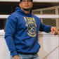 YELLOW WELD HOODIE BLUE - MENS