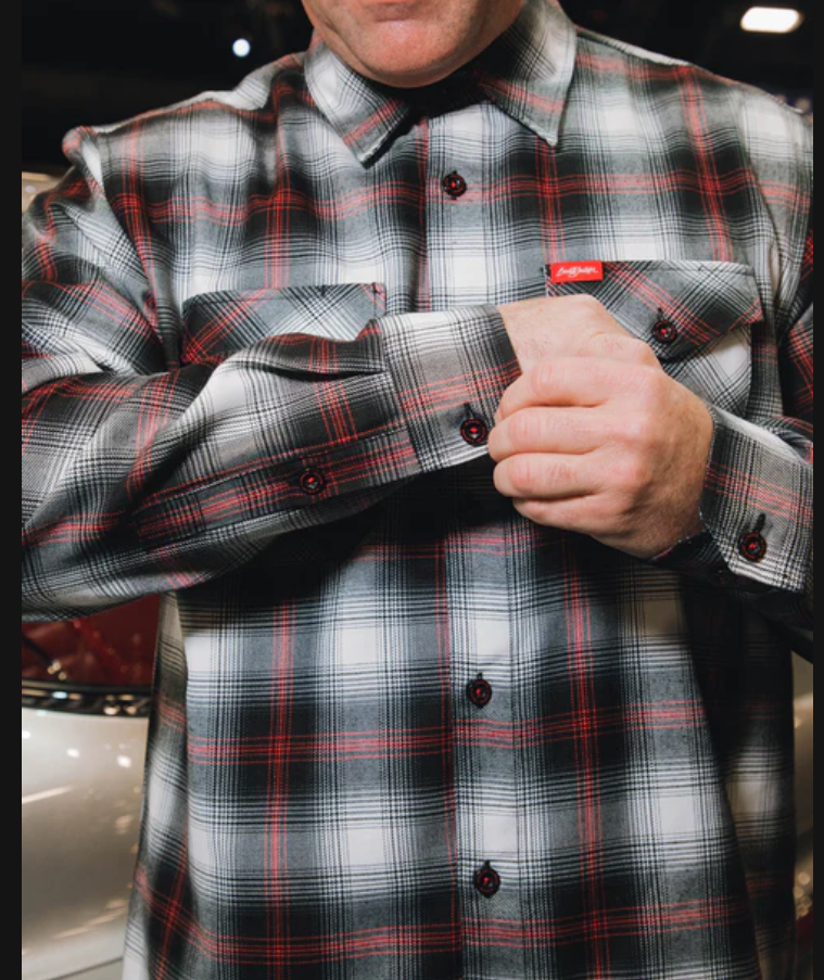 Barrett-Jackson Flannel Mens