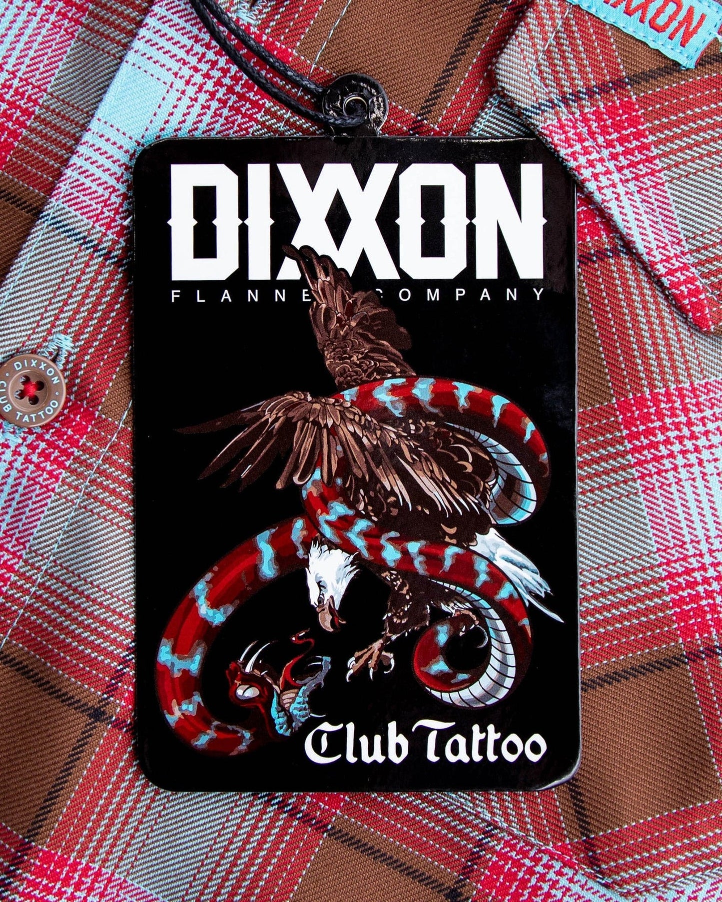 Club Tattoo Snake & Eagle Flannel - MENS