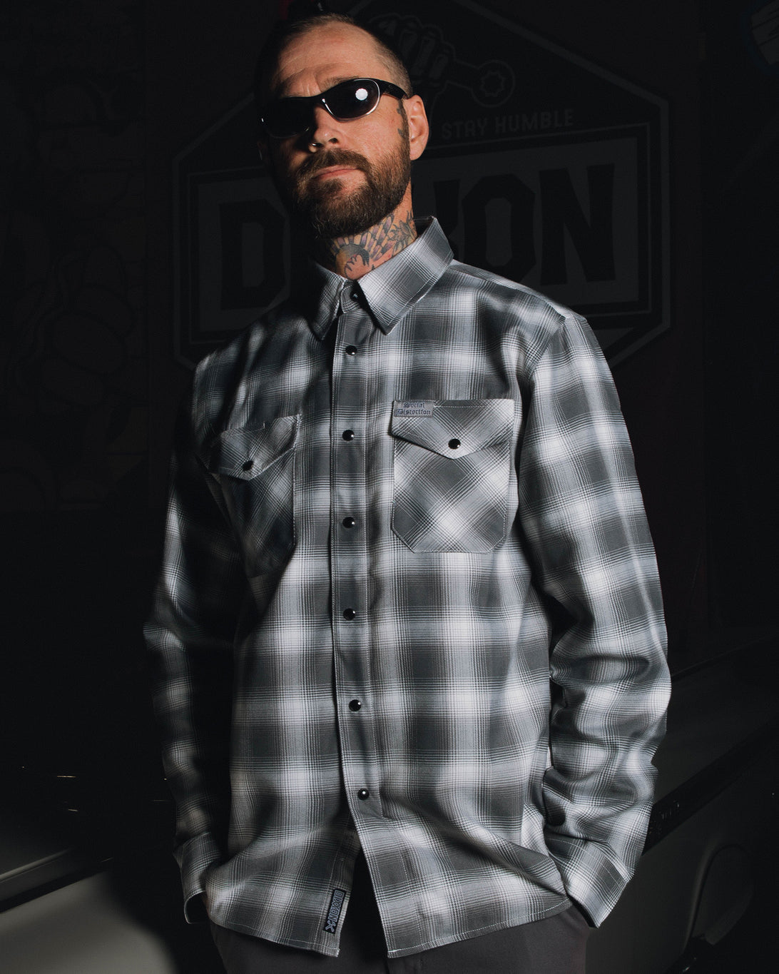 SOCIAL DISTORTION MLM FLANNEL - MENS