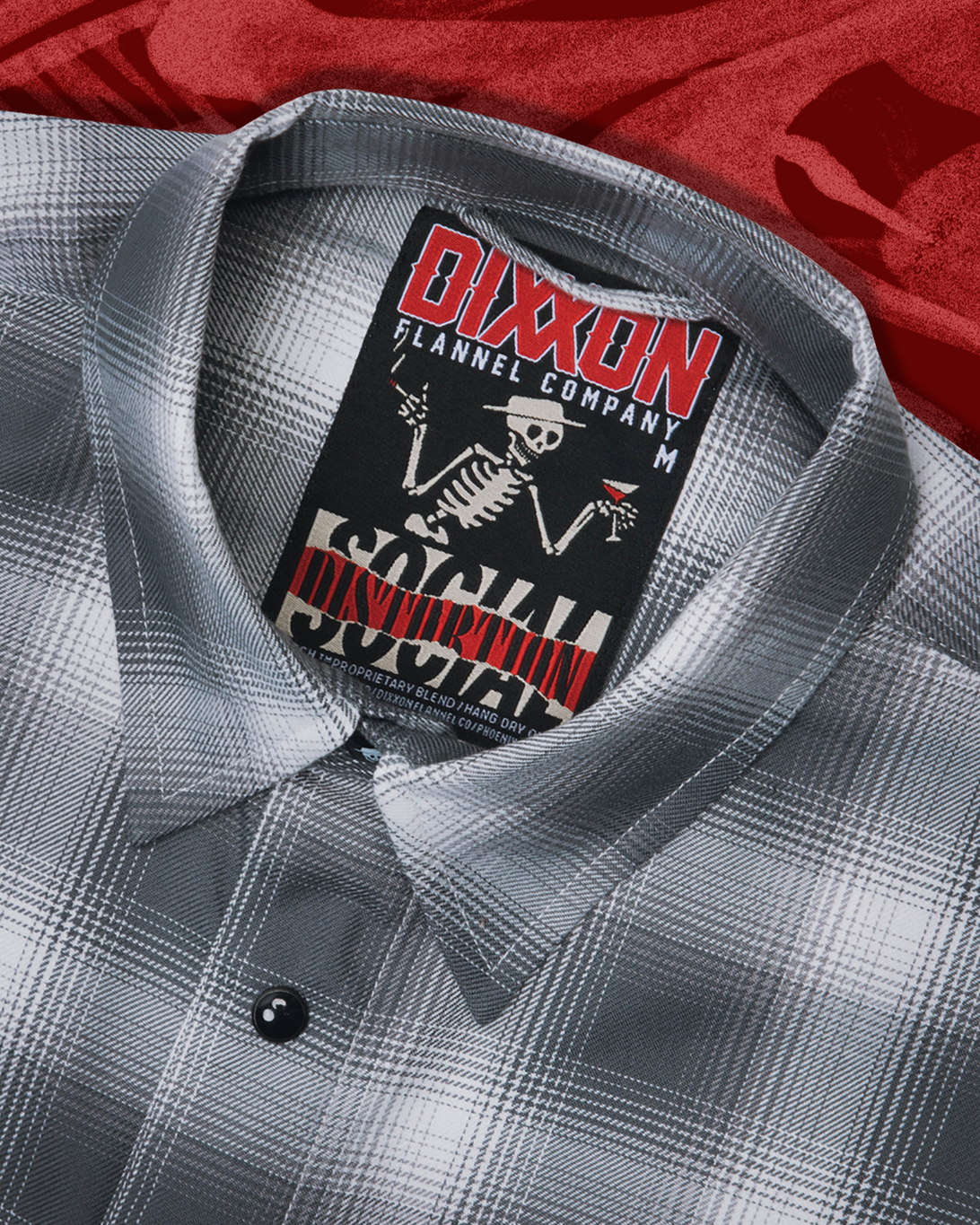 SOCIAL DISTORTION MLM FLANNEL - MENS