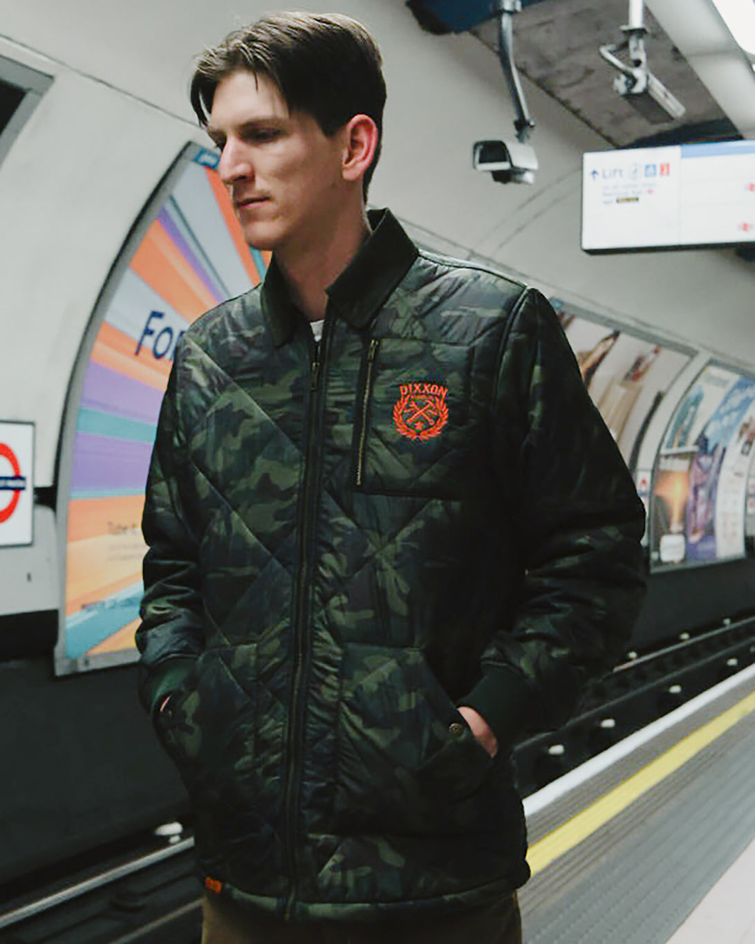 WOODLAND DIAMOND STITCH QUILTED JACKET - MENS