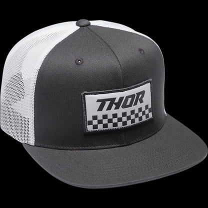 THOR CHECKER GY/WH HAT