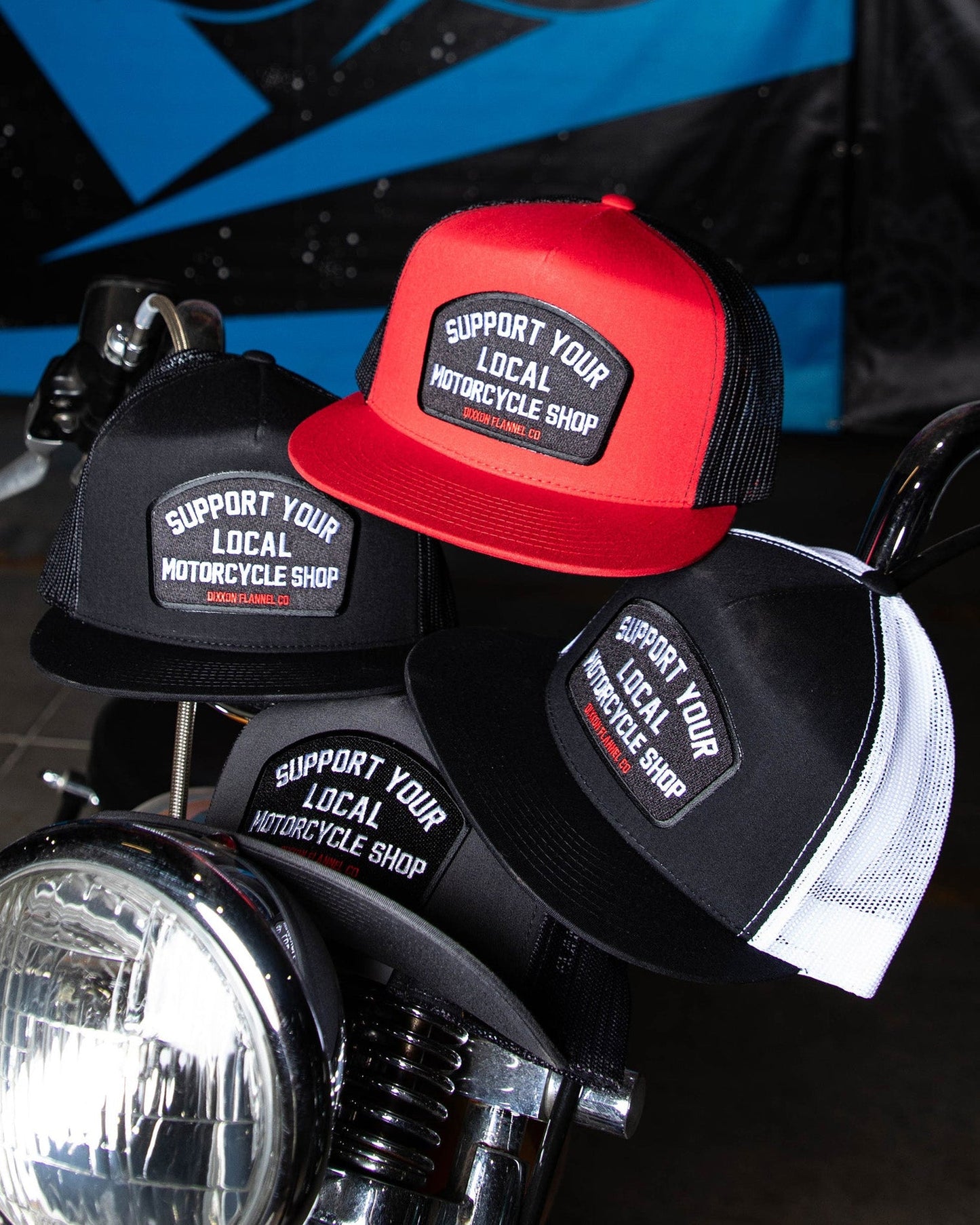 Support Your Local Motorcycle Shop Trucker Hat