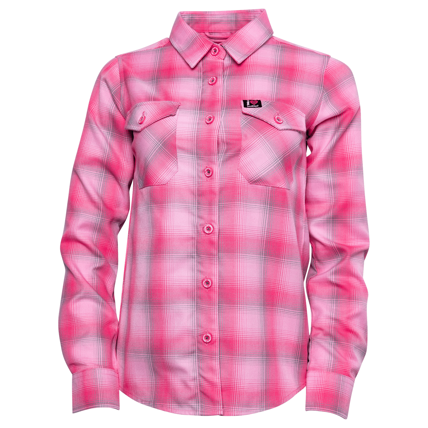 Women's Keep A Breast I Love Boobies Flannel