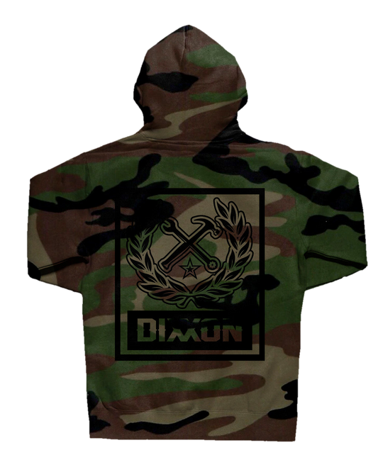 DIXXON CAMO HOODIE GREEN